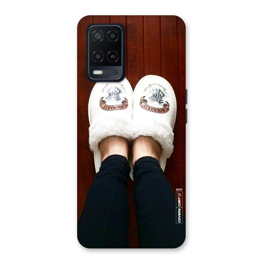 White Feets Back Case for Oppo A54