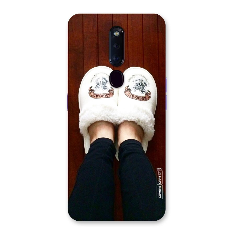 White Feets Back Case for Oppo F11 Pro