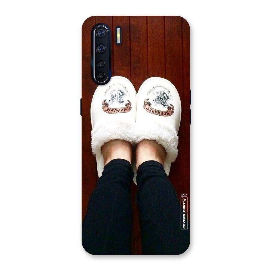 White Feets Back Case for Oppo F15