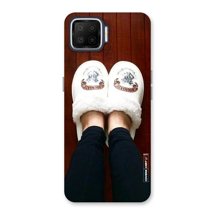 White Feets Back Case for Oppo F17