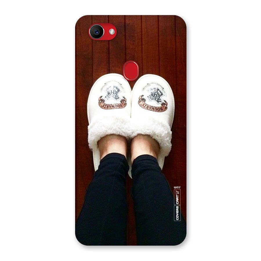 White Feets Back Case for Oppo F7
