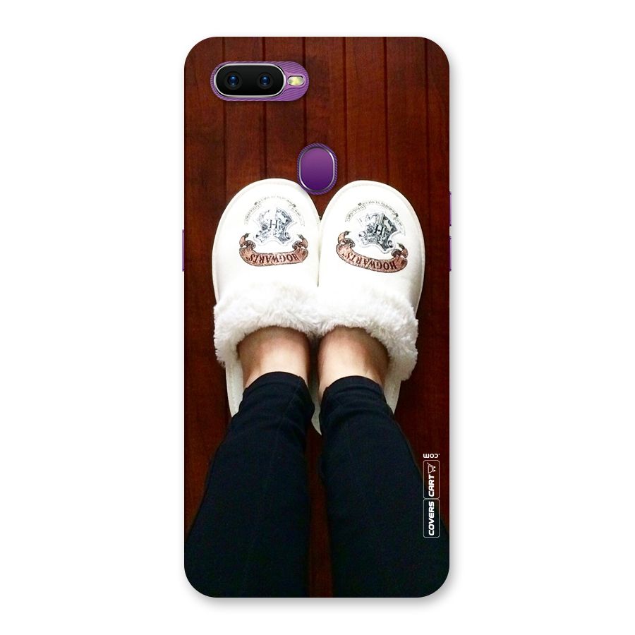 White Feets Back Case for Oppo F9