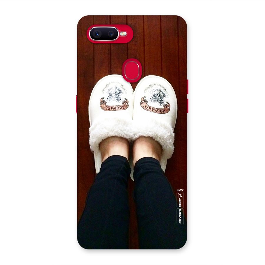 White Feets Back Case for Oppo F9 Pro