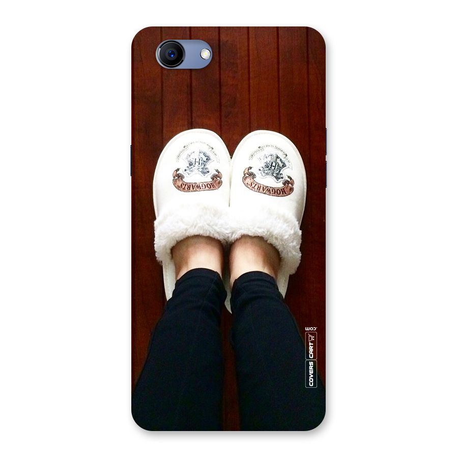 White Feets Back Case for Oppo Realme 1