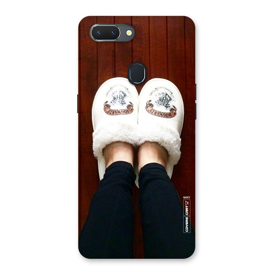 White Feets Back Case for Oppo Realme 2