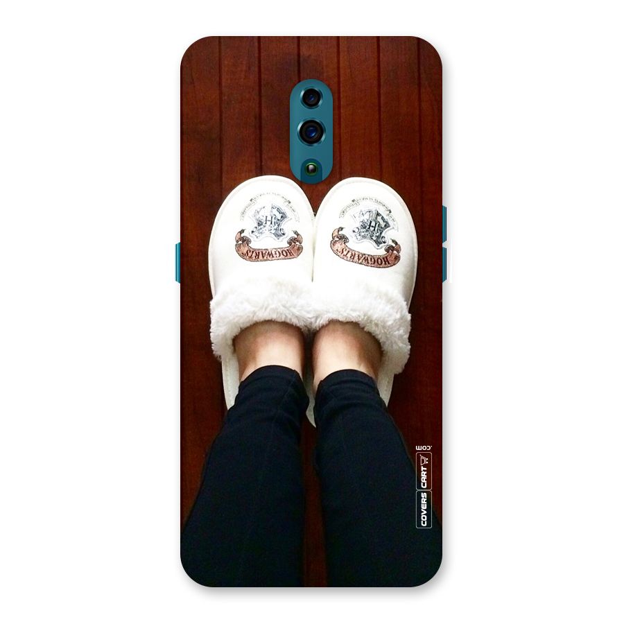 White Feets Back Case for Oppo Reno