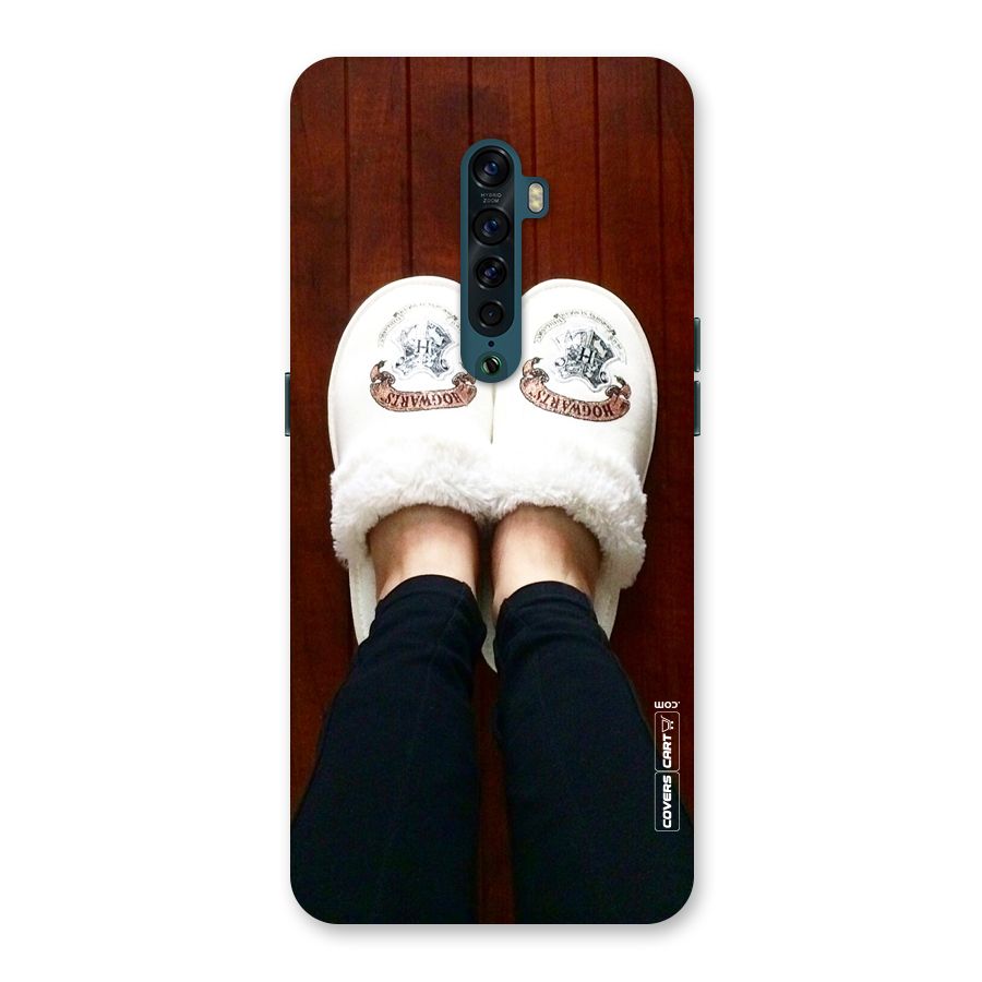 White Feets Back Case for Oppo Reno2
