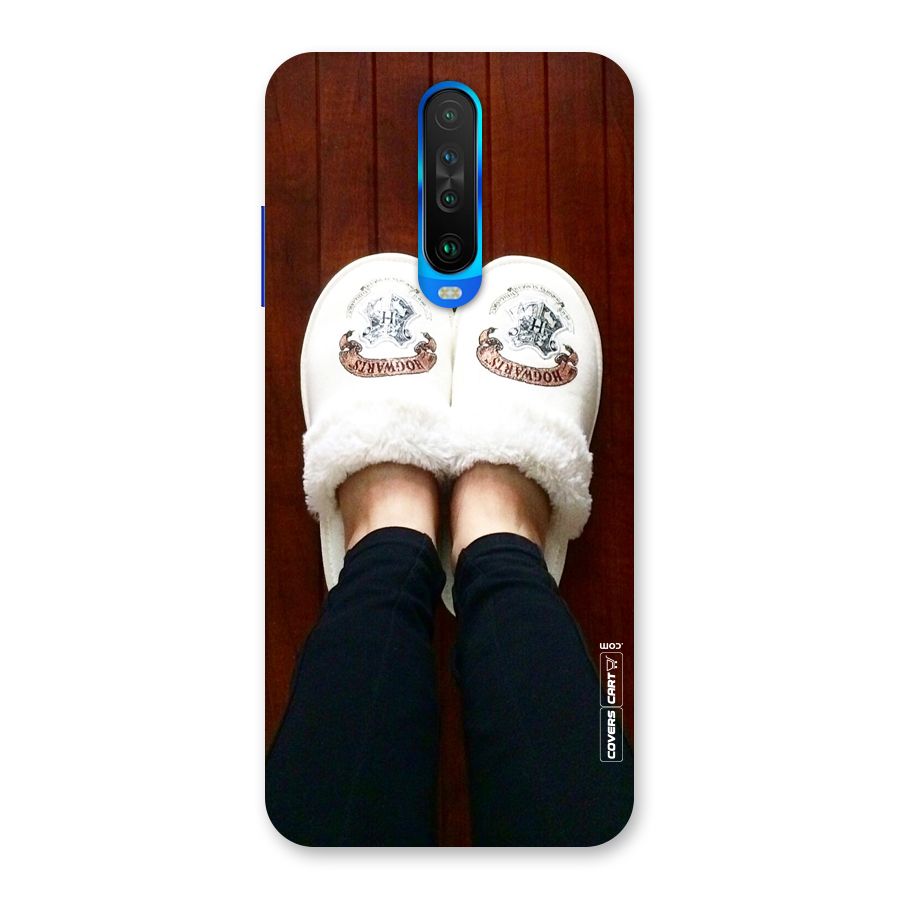 White Feets Back Case for Poco X2
