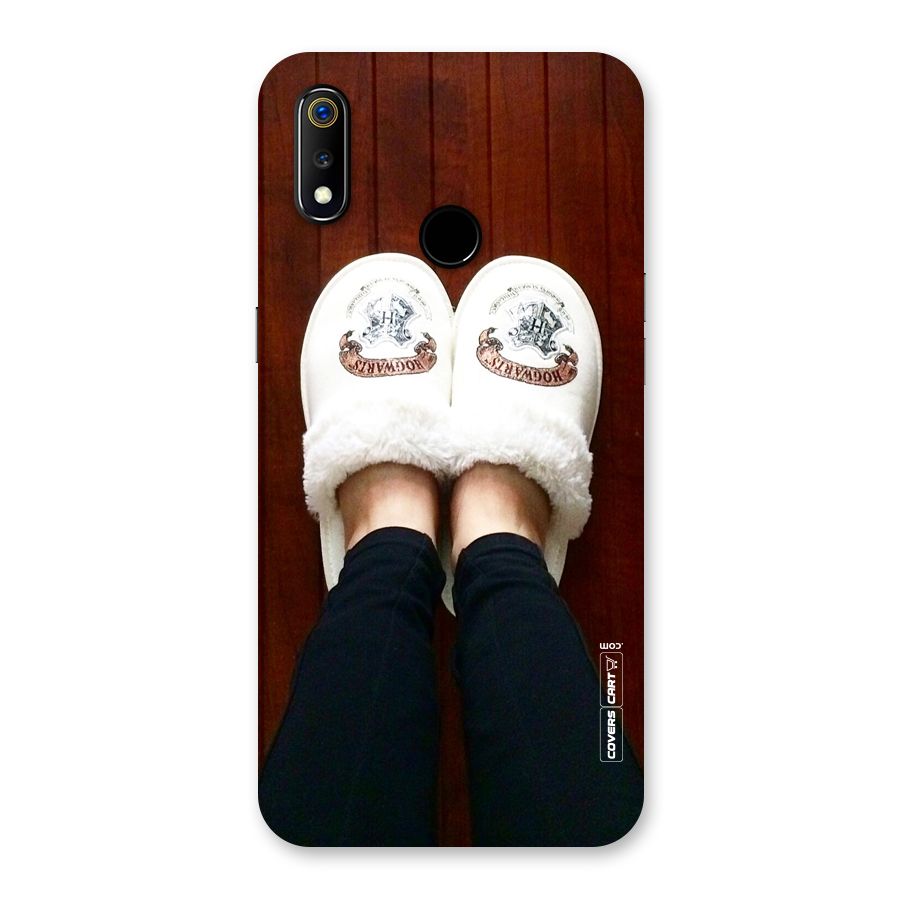 White Feets Back Case for Realme 3