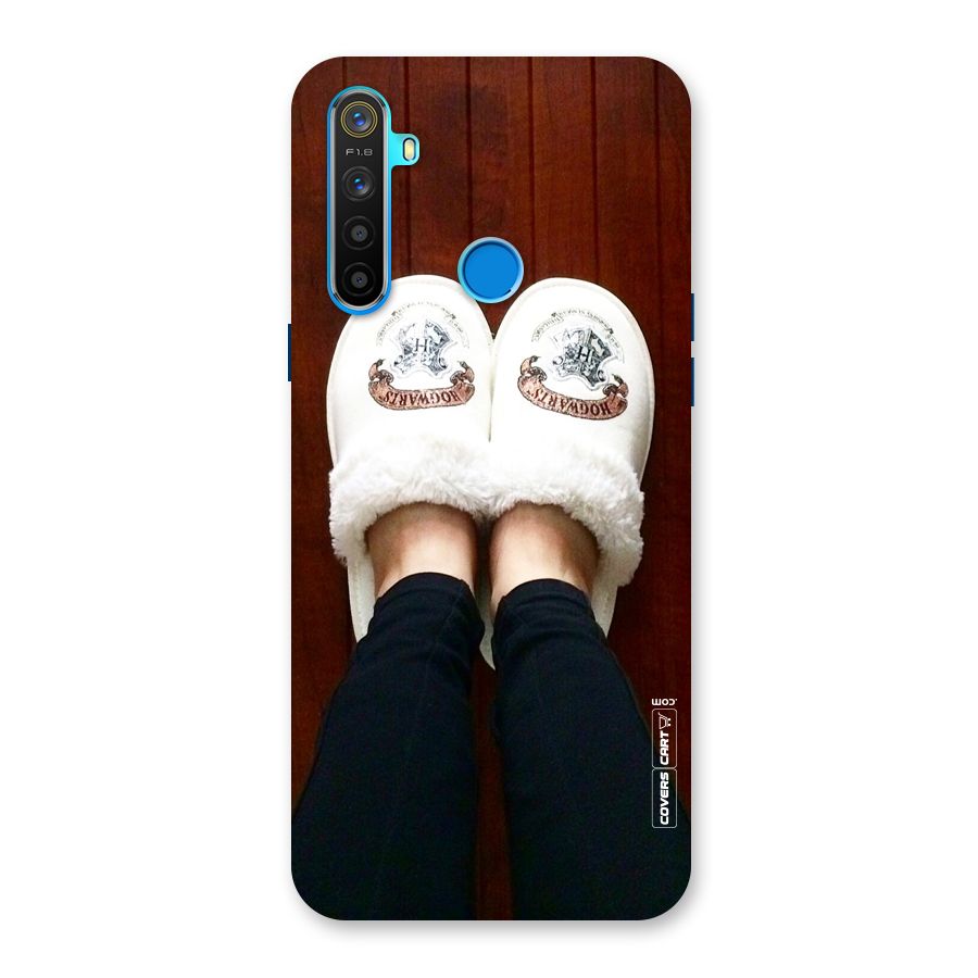 White Feets Back Case for Realme 5s