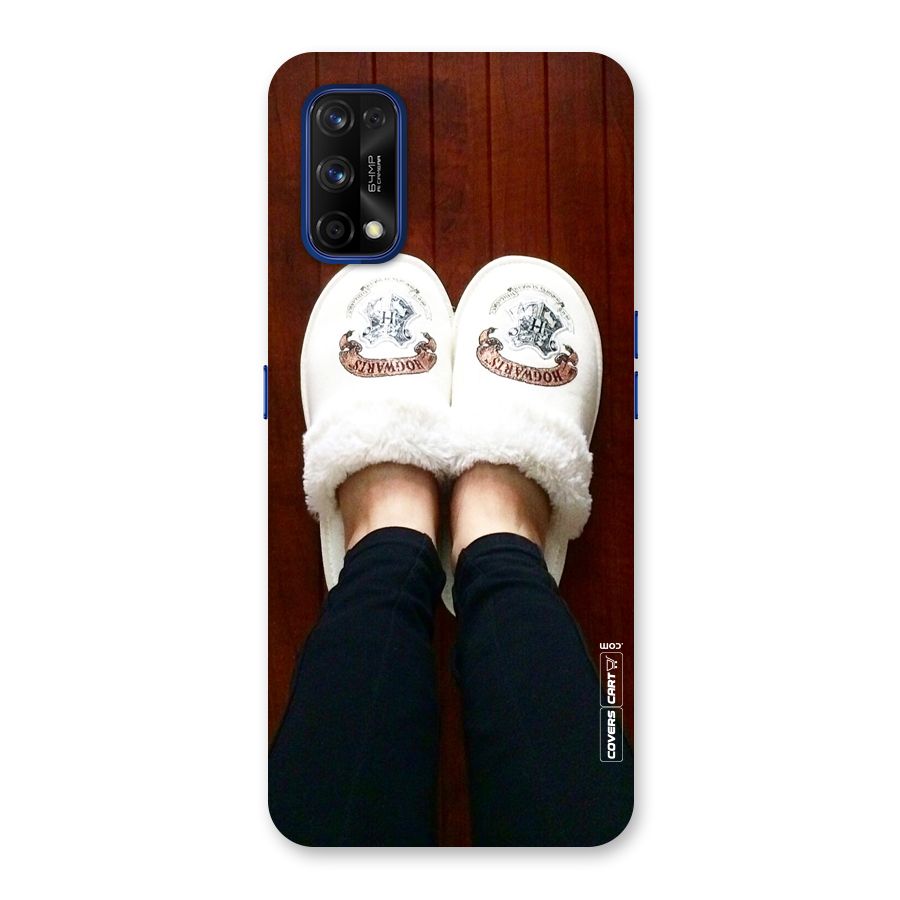 White Feets Back Case for Realme 7 Pro