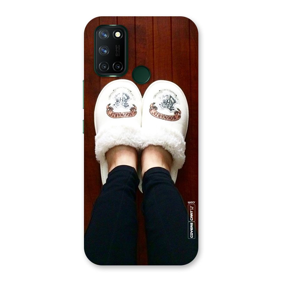 White Feets Back Case for Realme 7i