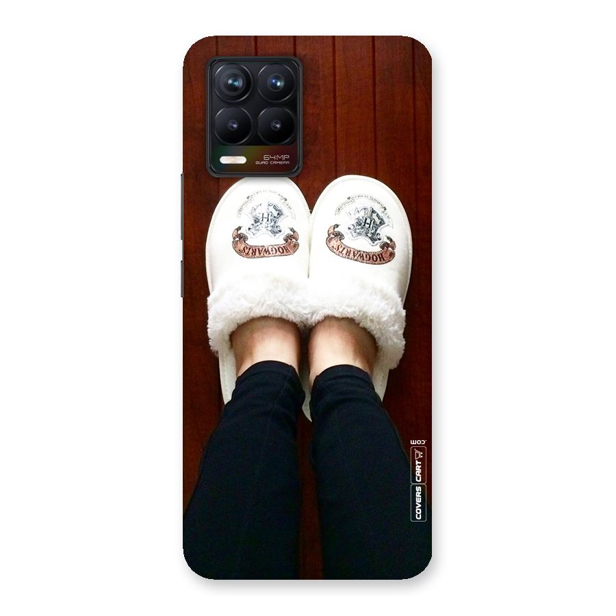 White Feets Back Case for Realme 8
