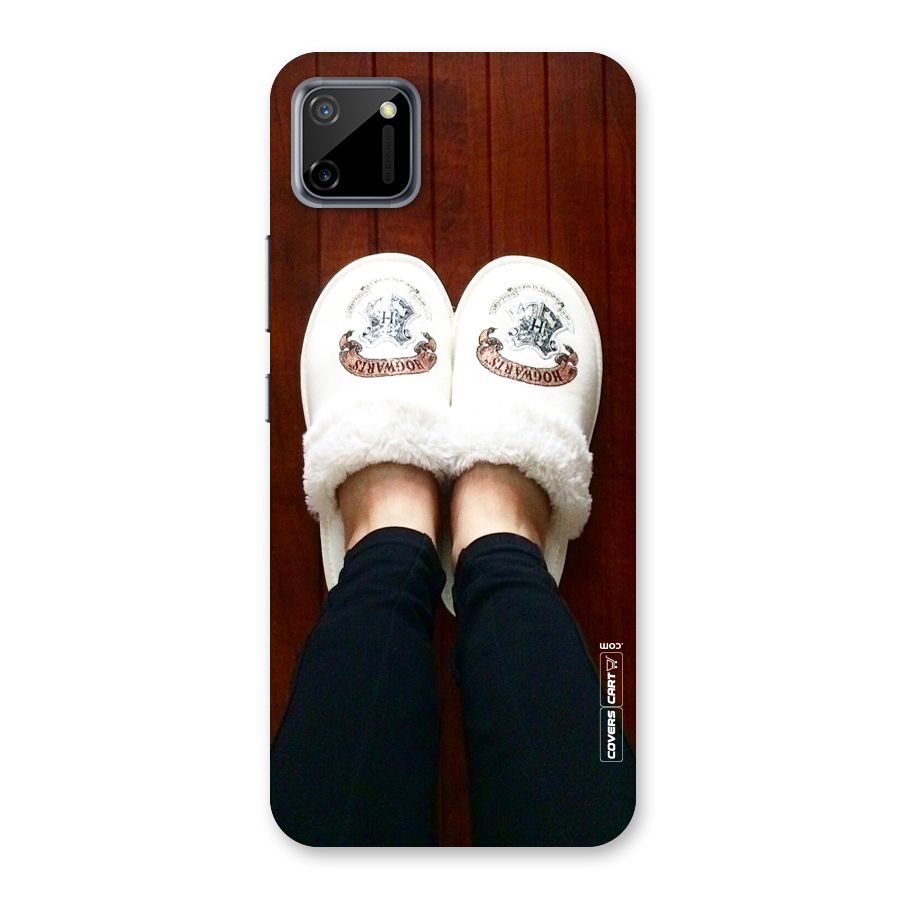 White Feets Back Case for Realme C11
