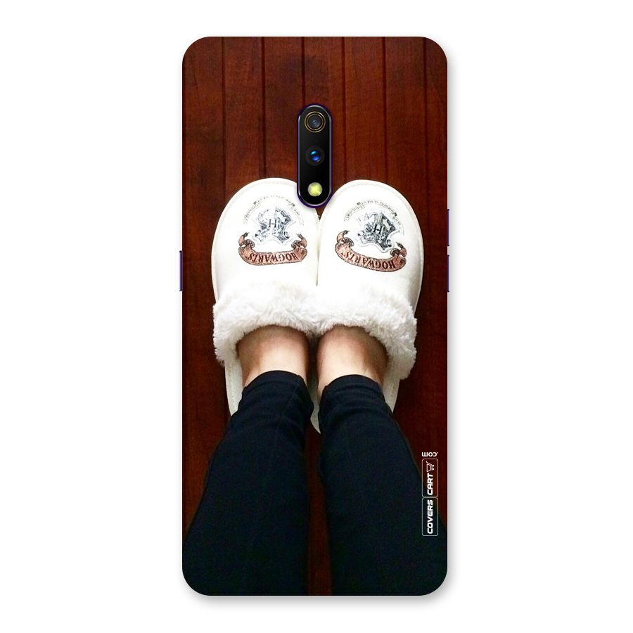 White Feets Back Case for Realme X