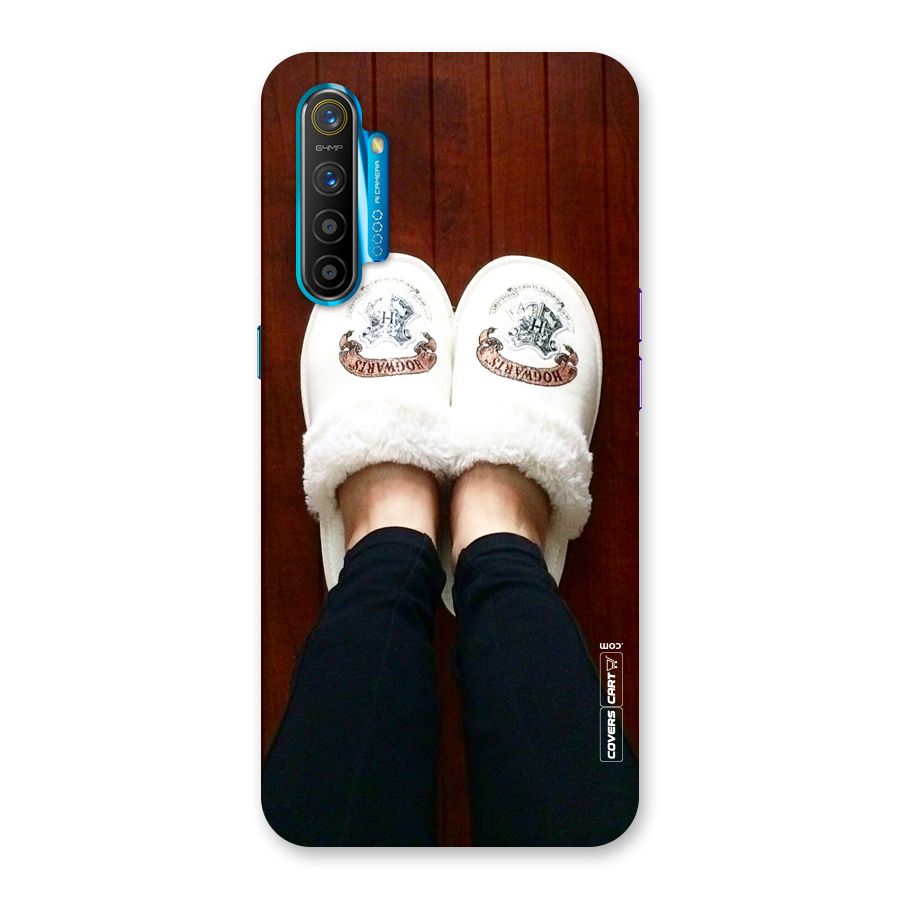 White Feets Back Case for Realme XT
