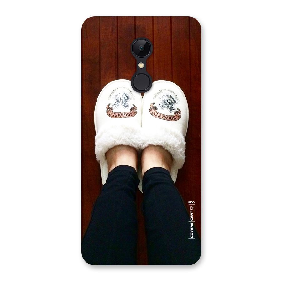 White Feets Back Case for Redmi 5