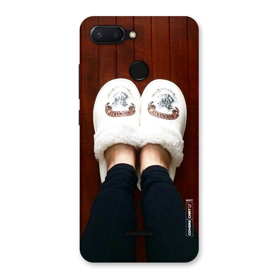 White Feets Back Case for Redmi 6