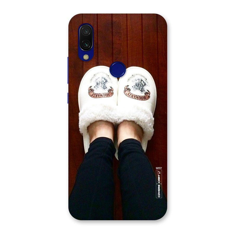 White Feets Back Case for Redmi 7