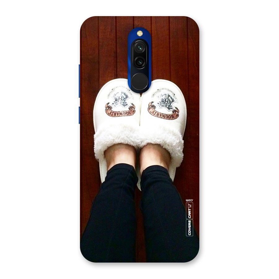 White Feets Back Case for Redmi 8