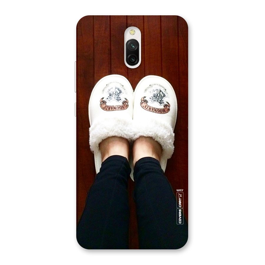 White Feets Back Case for Redmi 8A Dual