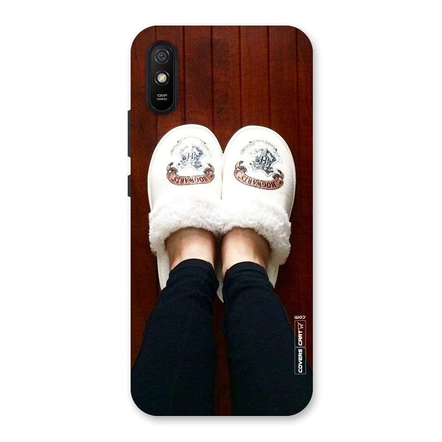 White Feets Back Case for Redmi 9A