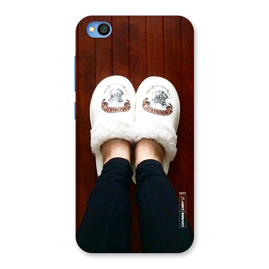 White Feets Back Case for Redmi Go