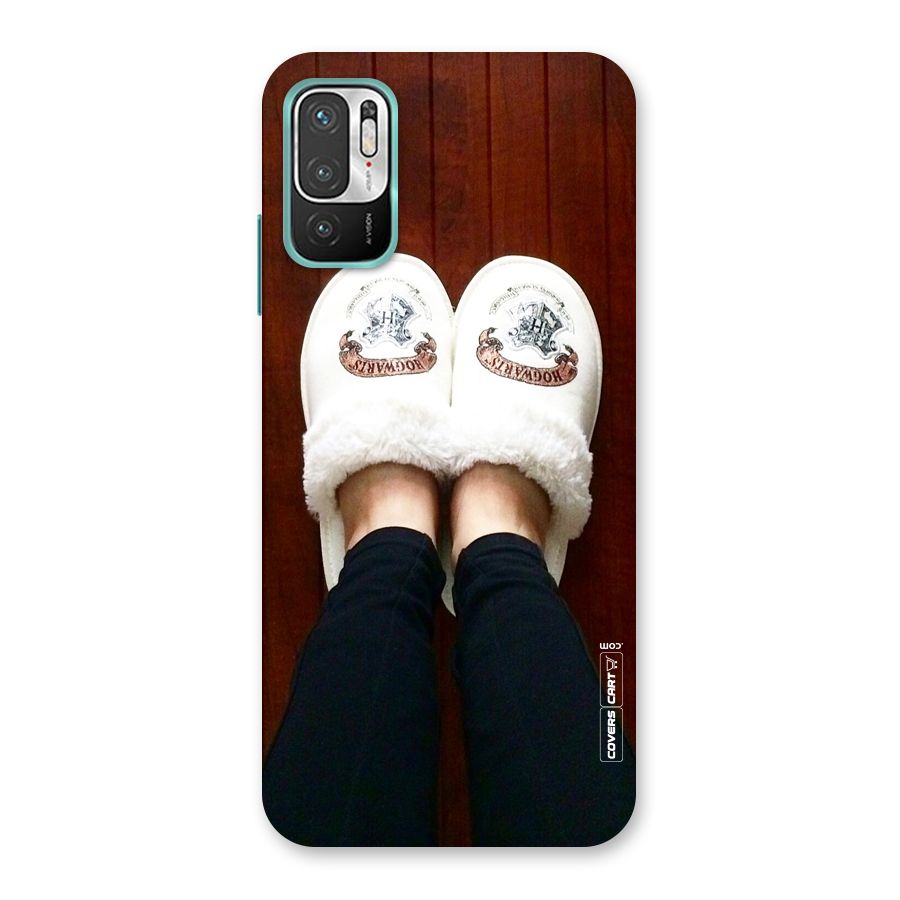 White Feets Back Case for Redmi Note 10T 5G