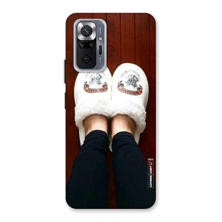 White Feets Back Case for Redmi Note 10 Pro