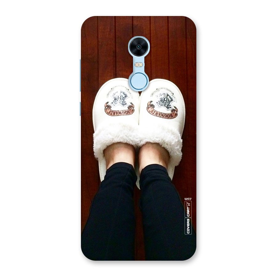 White Feets Back Case for Redmi Note 5