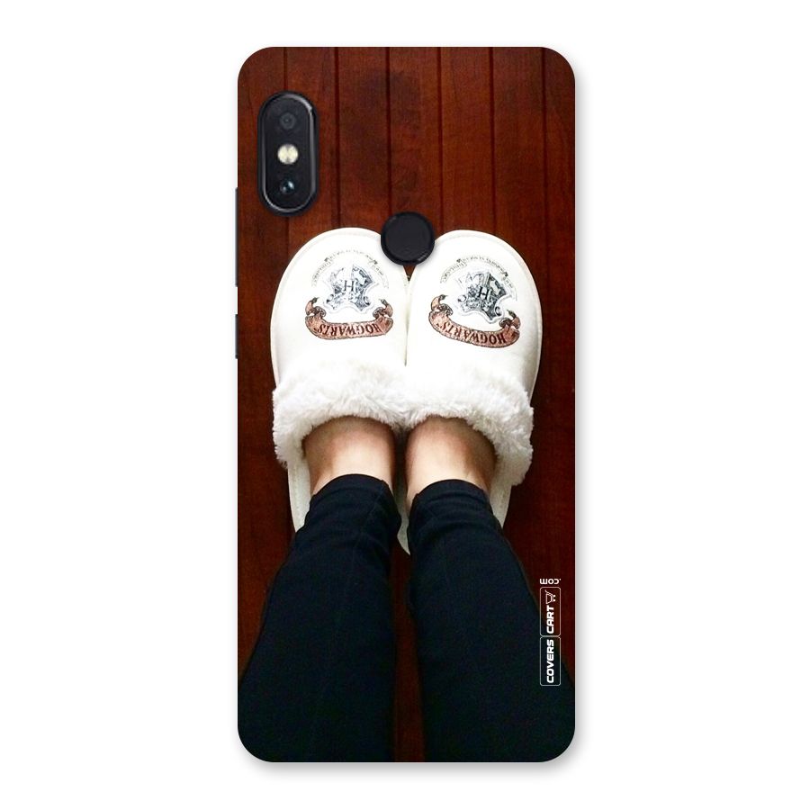 White Feets Back Case for Redmi Note 5 Pro