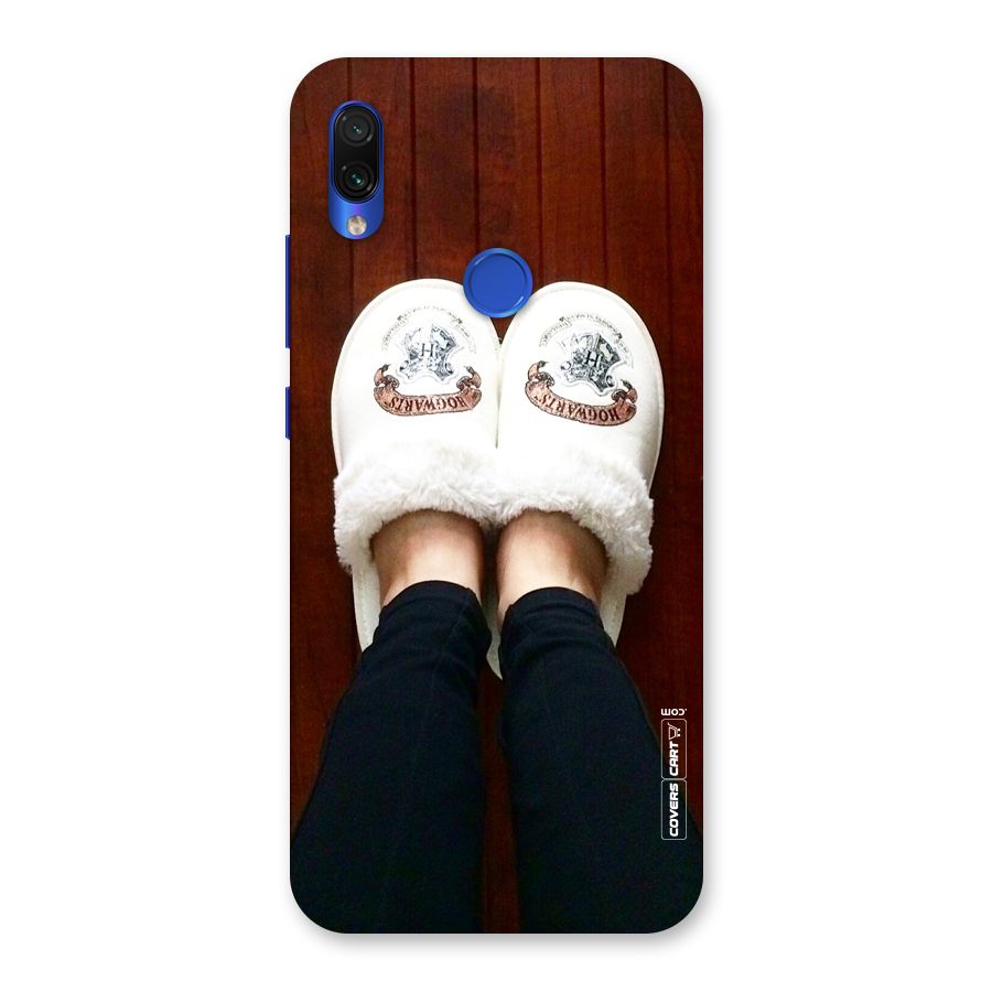 White Feets Back Case for Redmi Note 7S