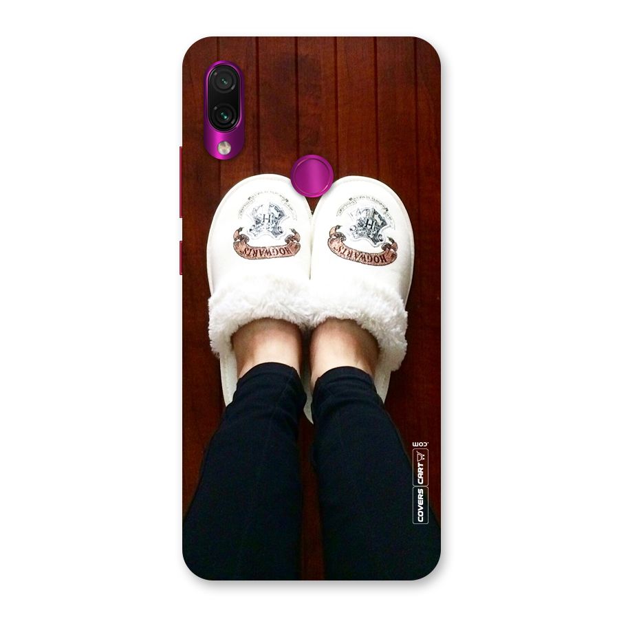 White Feets Back Case for Redmi Note 7 Pro
