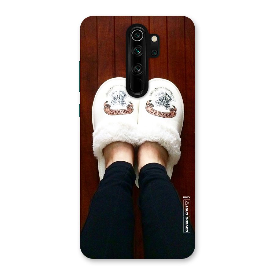 White Feets Back Case for Redmi Note 8 Pro