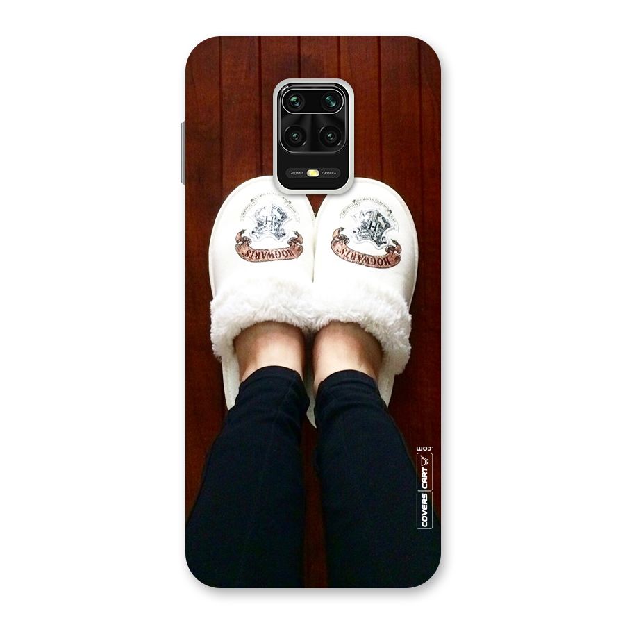White Feets Back Case for Redmi Note 9 Pro