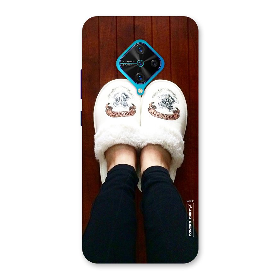White Feets Back Case for Vivo S1 Pro