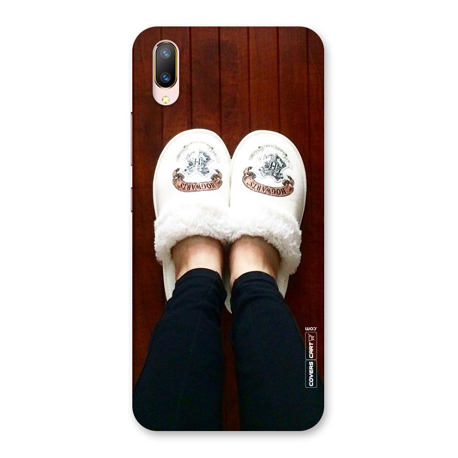 White Feets Back Case for Vivo V11 Pro