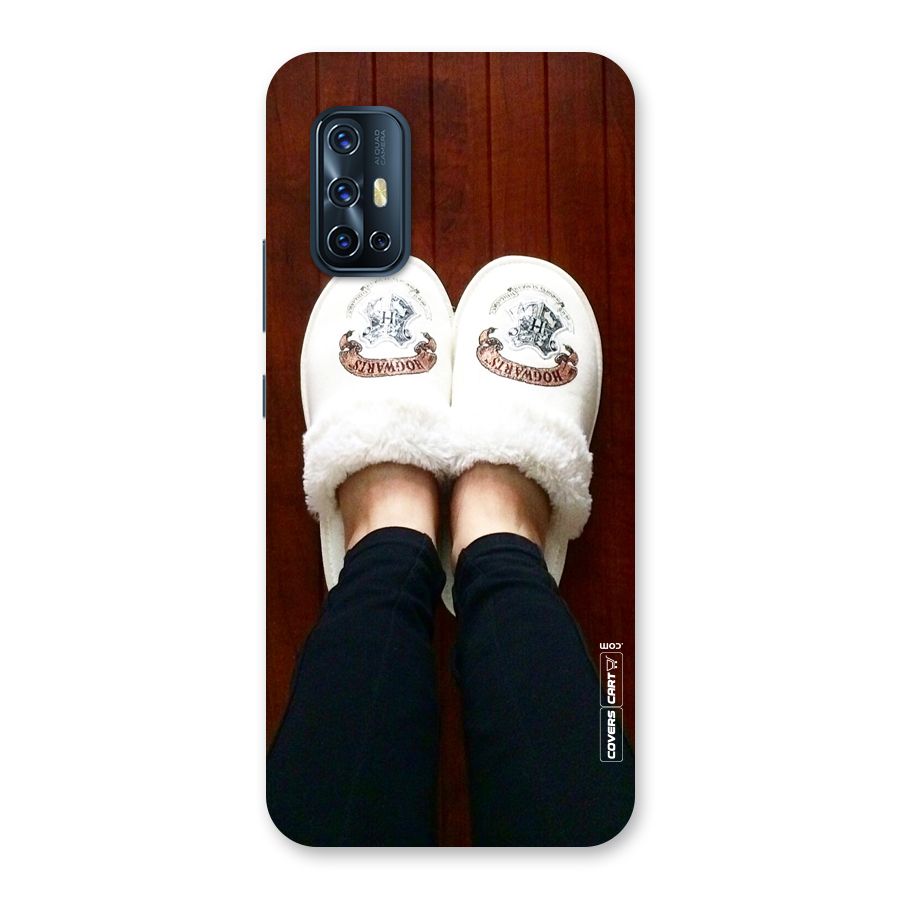 White Feets Back Case for Vivo V17