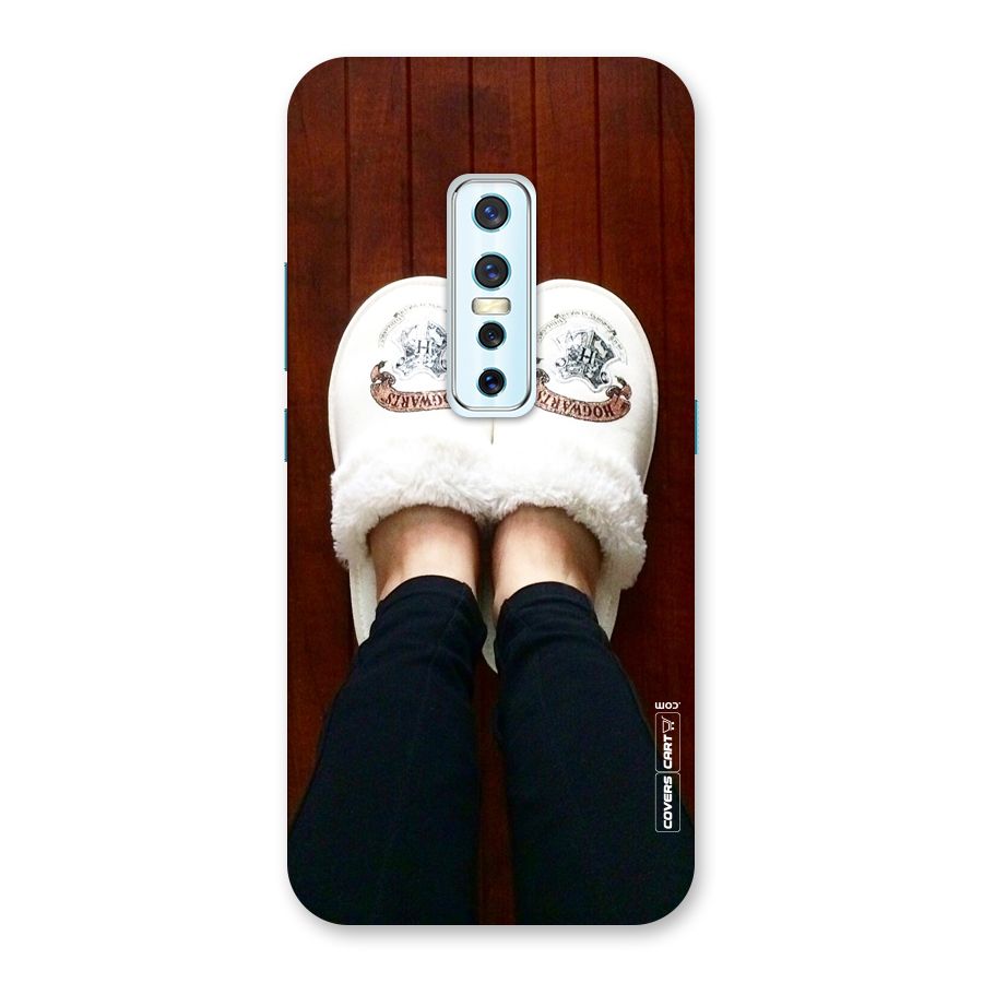White Feets Back Case for Vivo V17 Pro