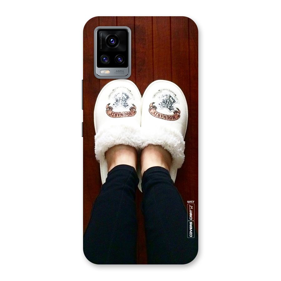 White Feets Back Case for Vivo V20