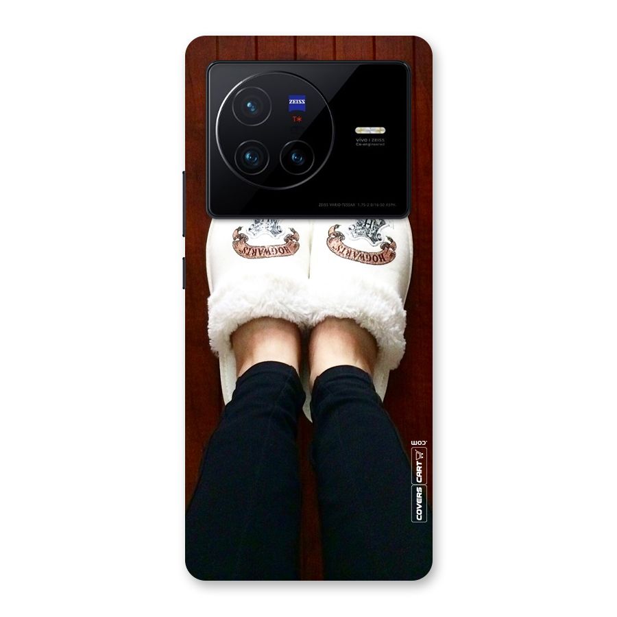 White Feets Back Case for Vivo X80