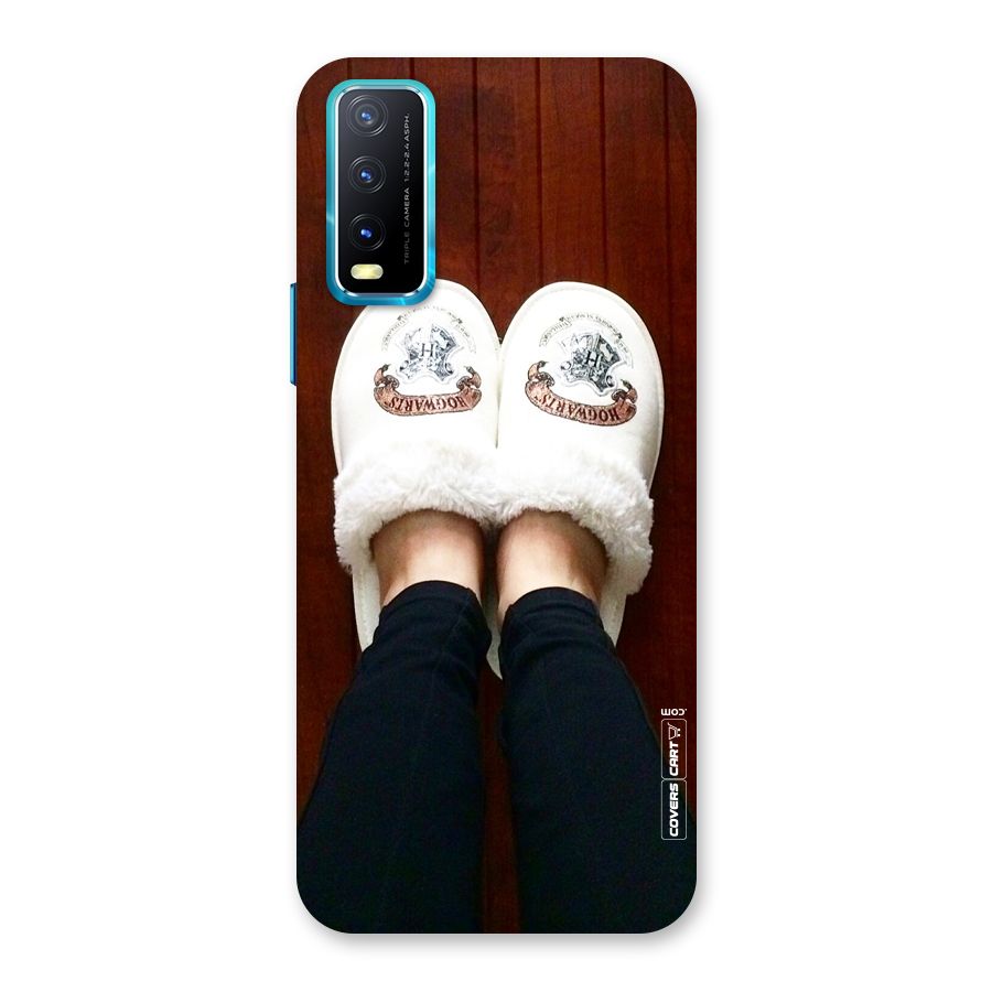 White Feets Back Case for Vivo Y20