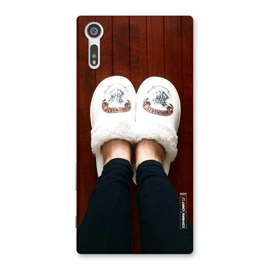 White Feets Back Case for Xperia XZ