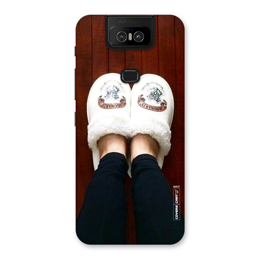 White Feets Back Case for Zenfone 6z