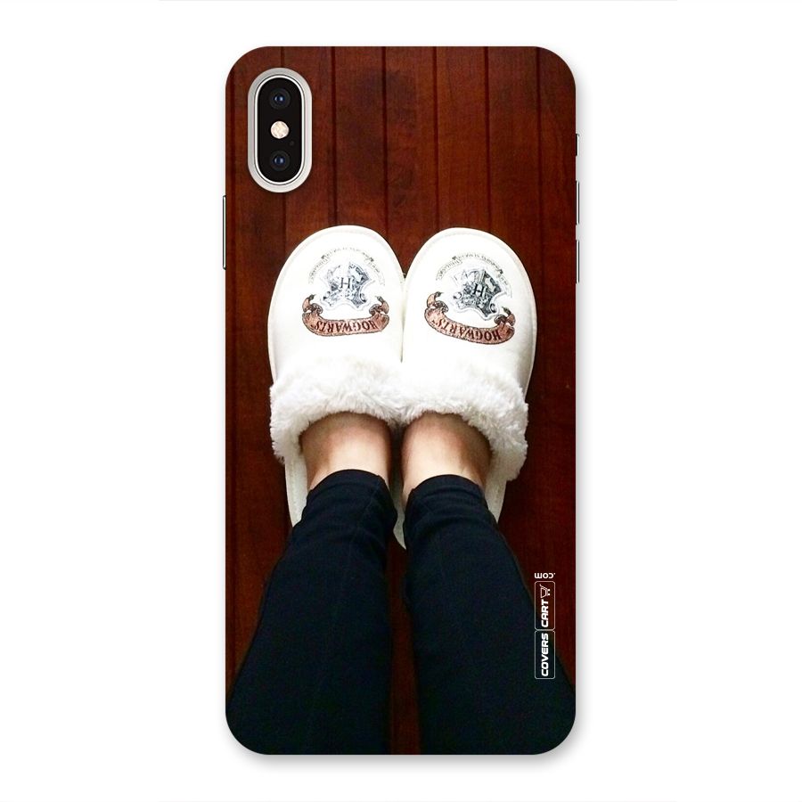 White Feets Back Case for iPhone XS Max