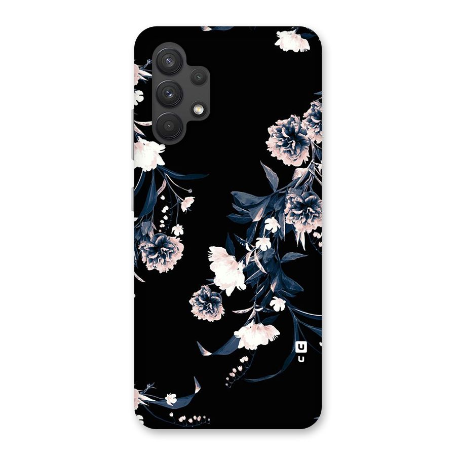 White Flora Back Case for Galaxy A32