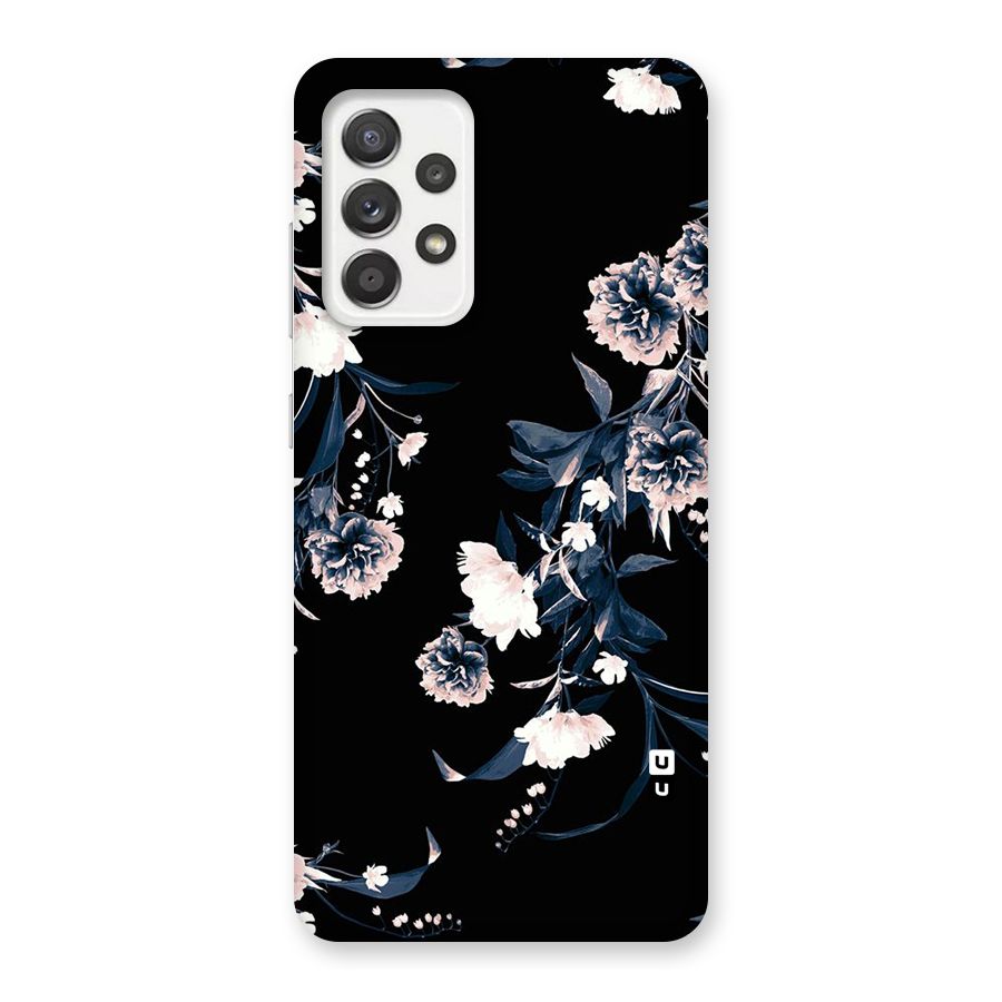White Flora Back Case for Galaxy A52