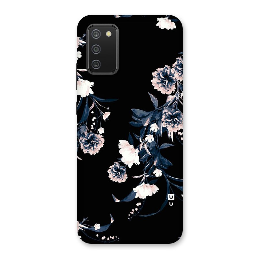 White Flora Back Case for Galaxy M02s