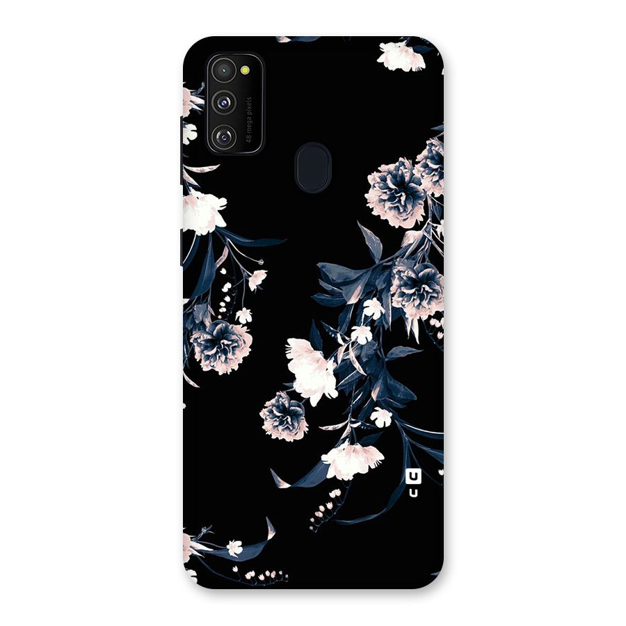 White Flora Back Case for Galaxy M30s