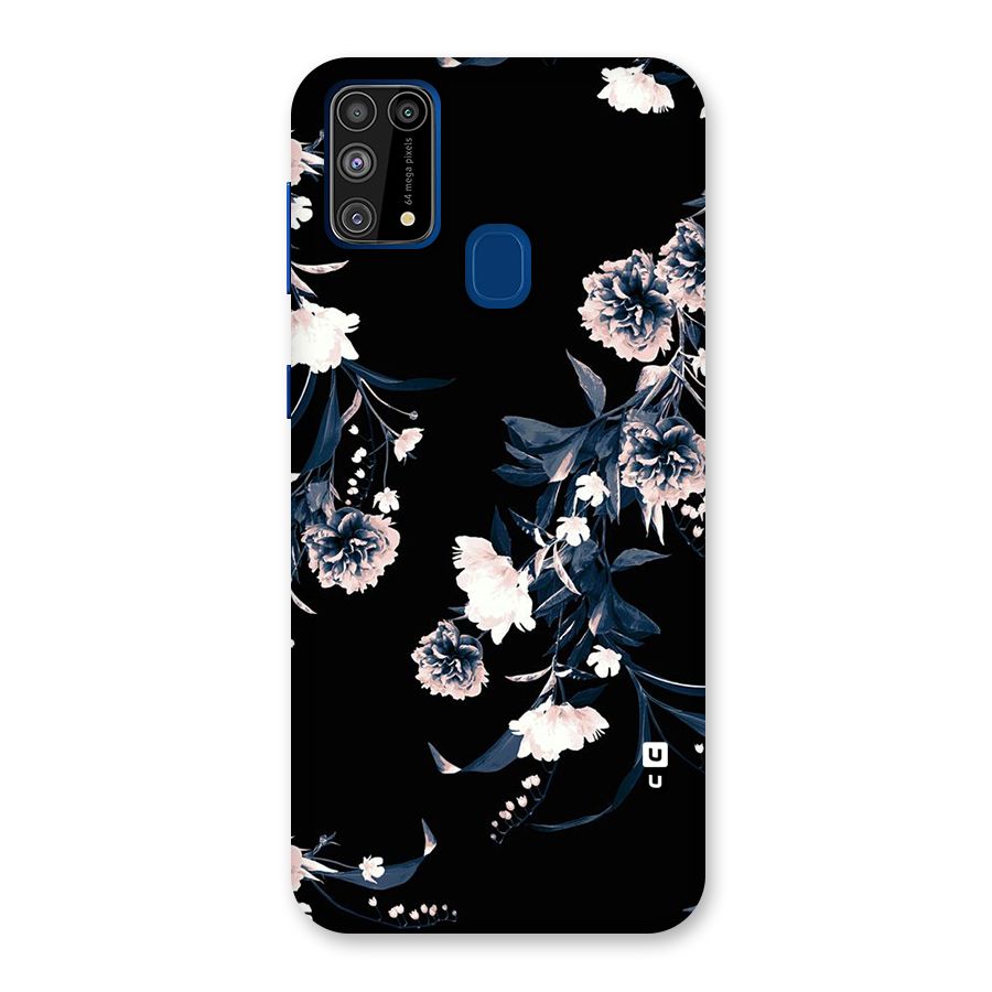 White Flora Back Case for Galaxy M31